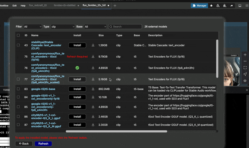 Step 2: Change the model name to t5xxl_fp16.safetensors